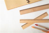 RIGHELLO DA 30 CM IN BAMBU'